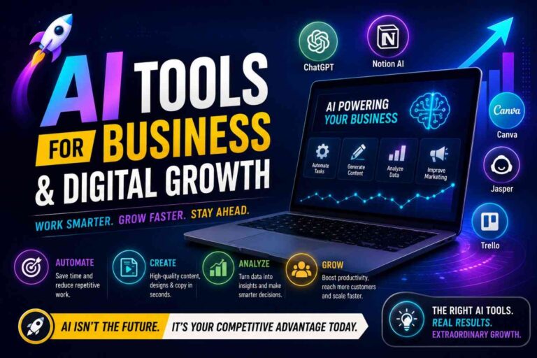🚀7 AI Tools for Business & Digital Growth